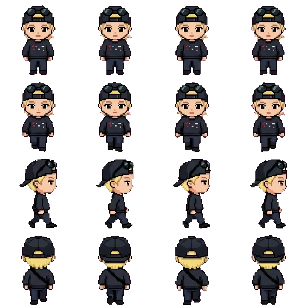 Lee Minho movement sprite