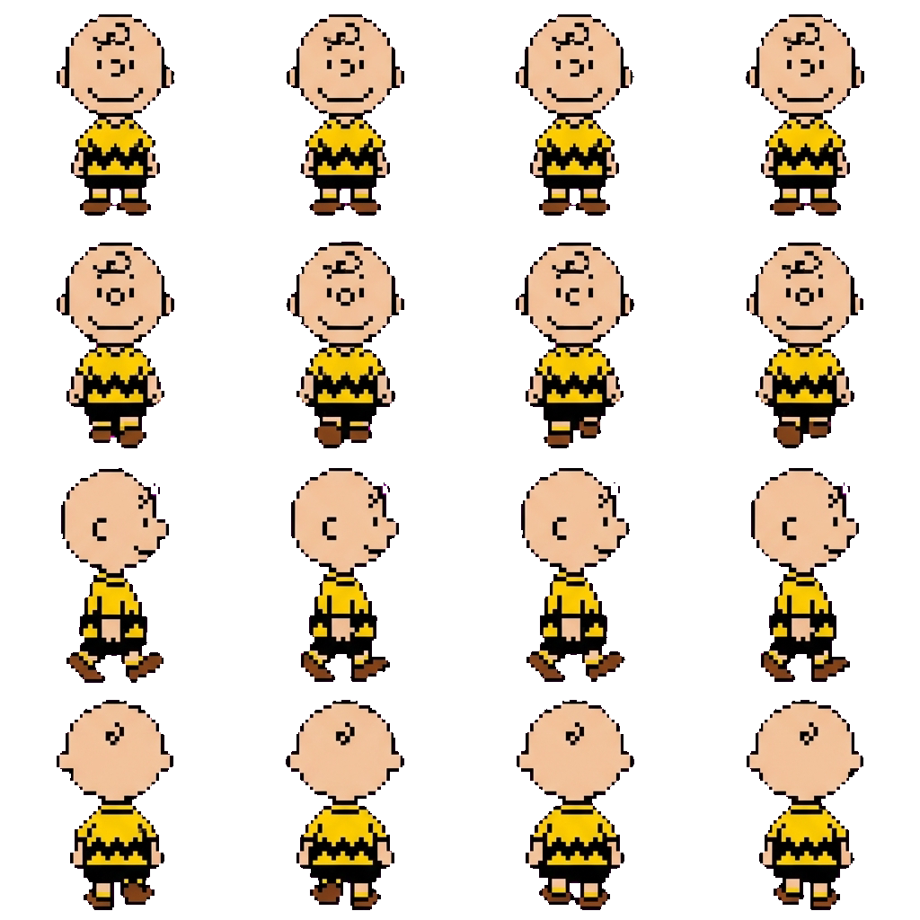 Charlie Brown movement sprite