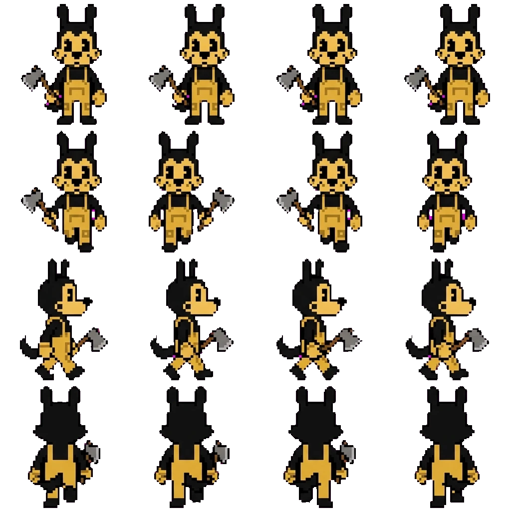 Boris The Wolf movement sprite
