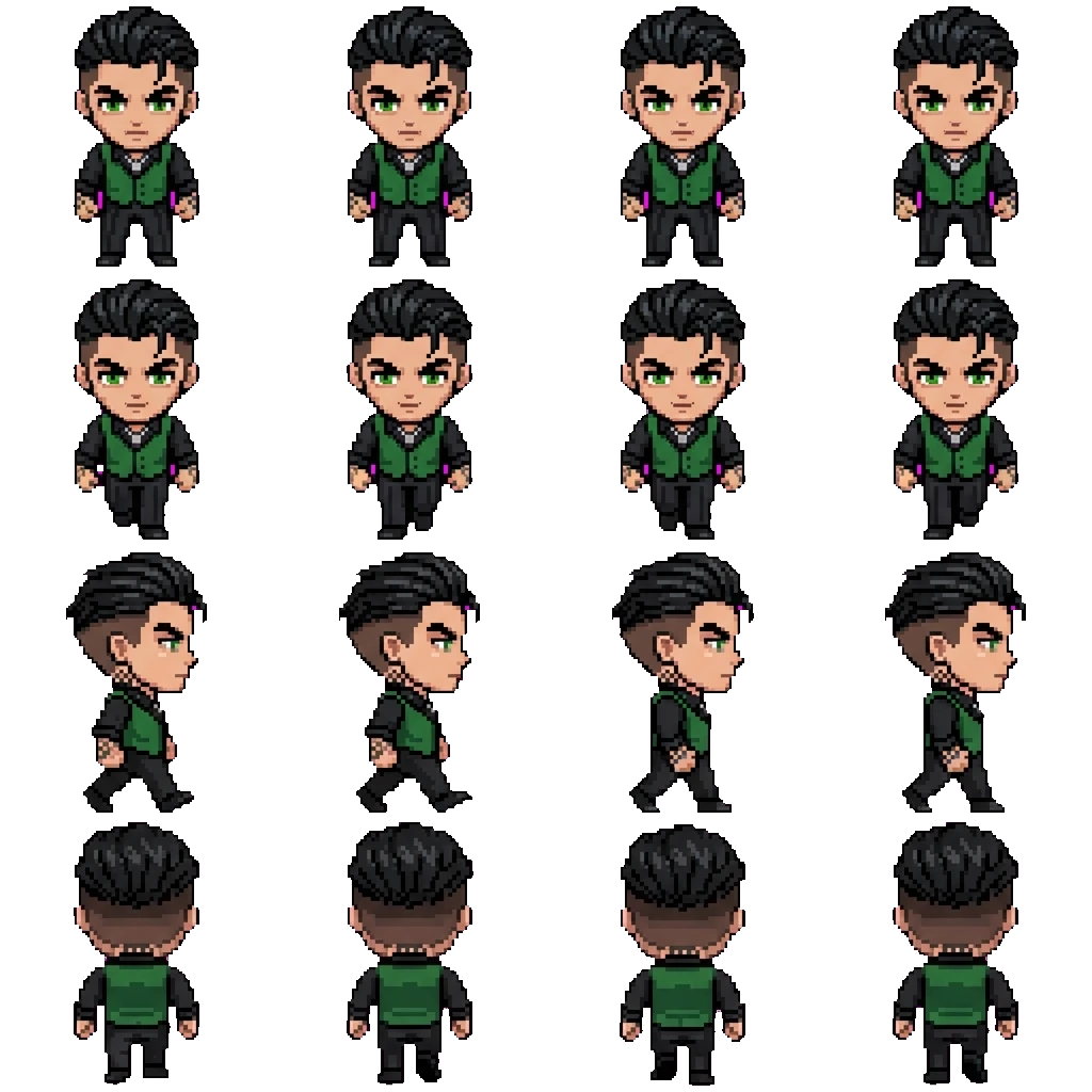 Green Kobayashi movement sprite