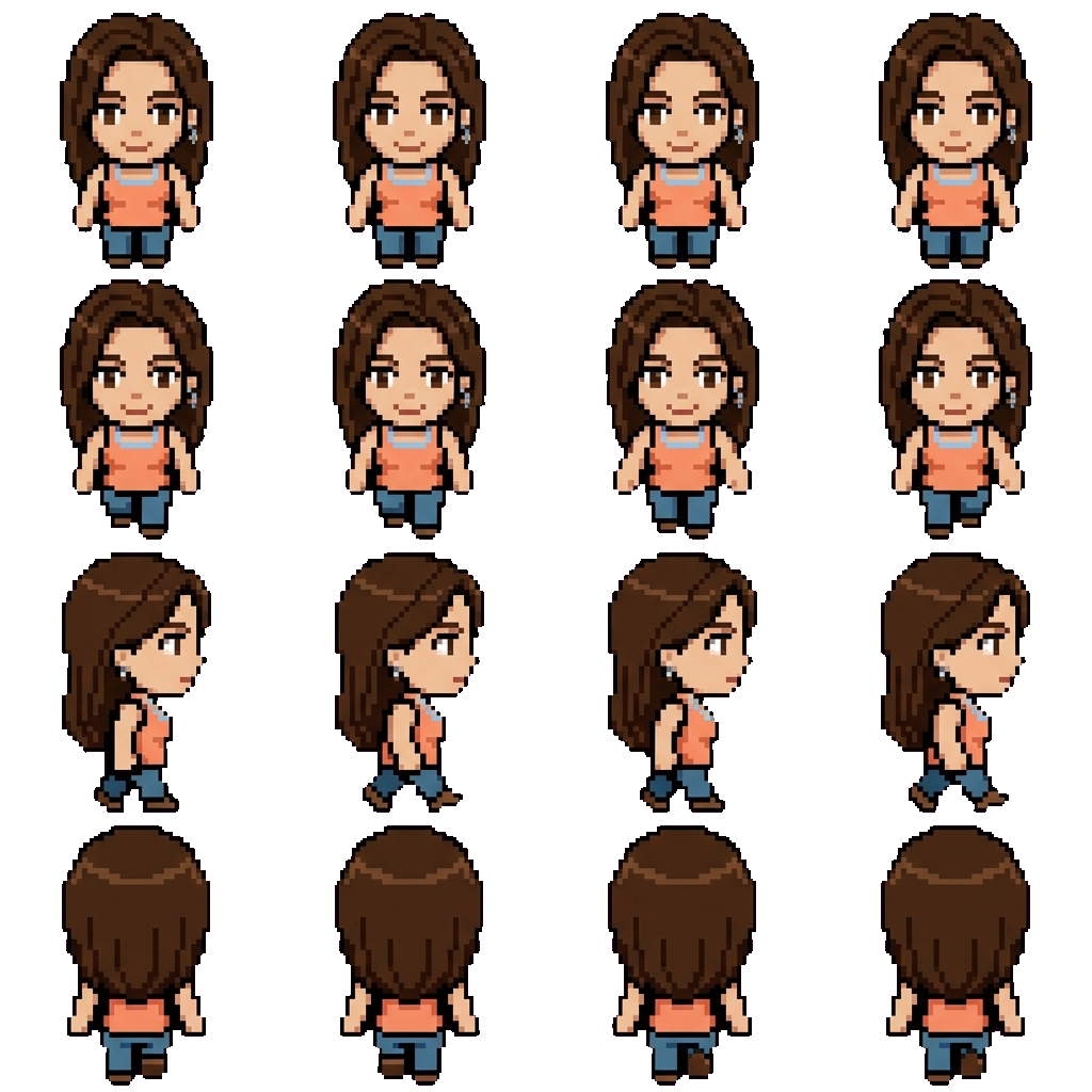 Brooke Davis movement sprite