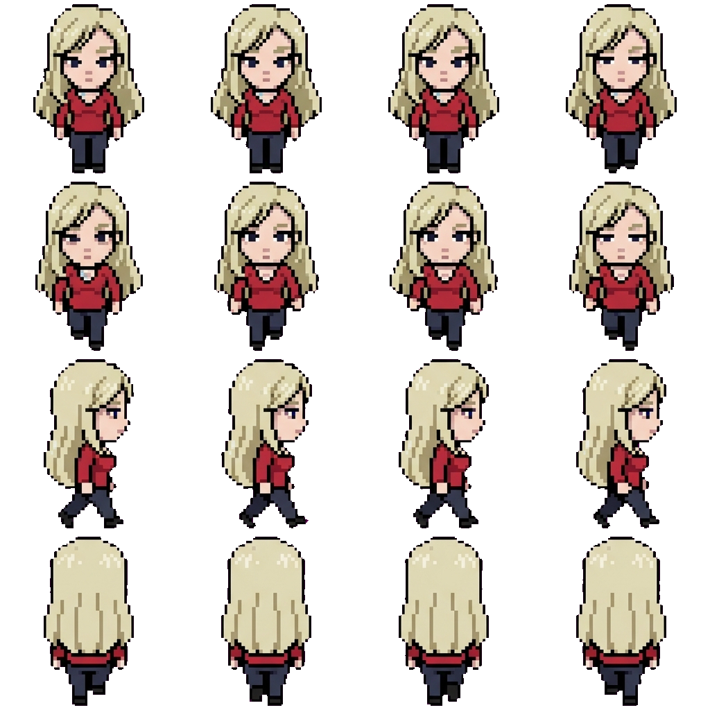 Shizuka movement sprite