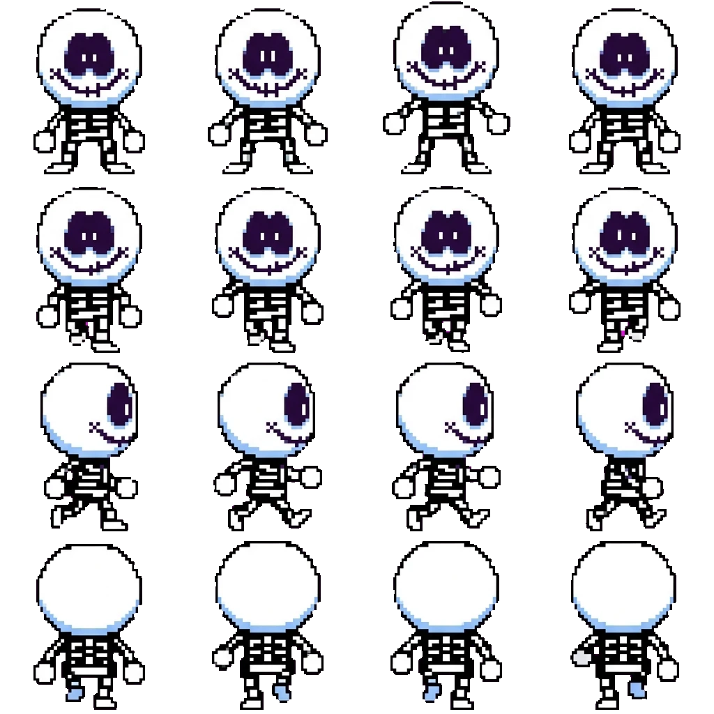 Skid movement sprite