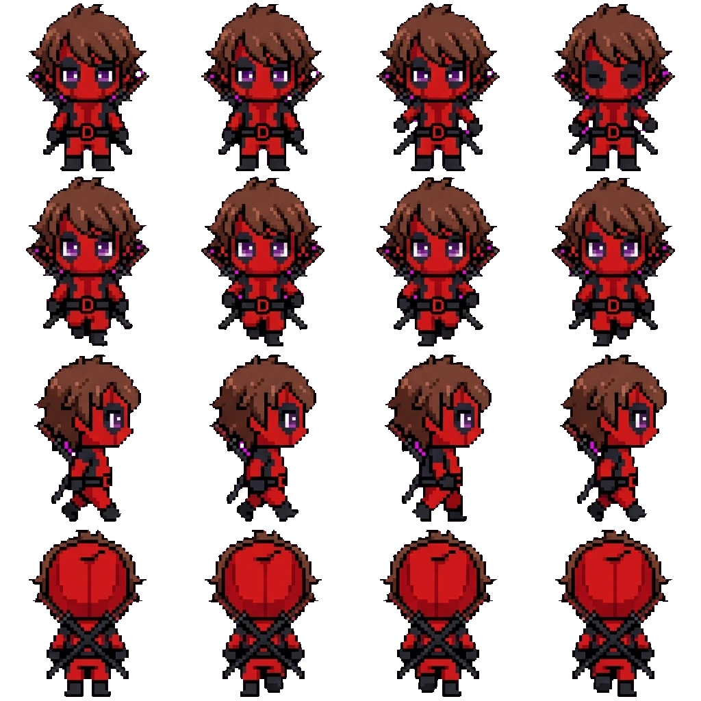 Deadpool movement sprite