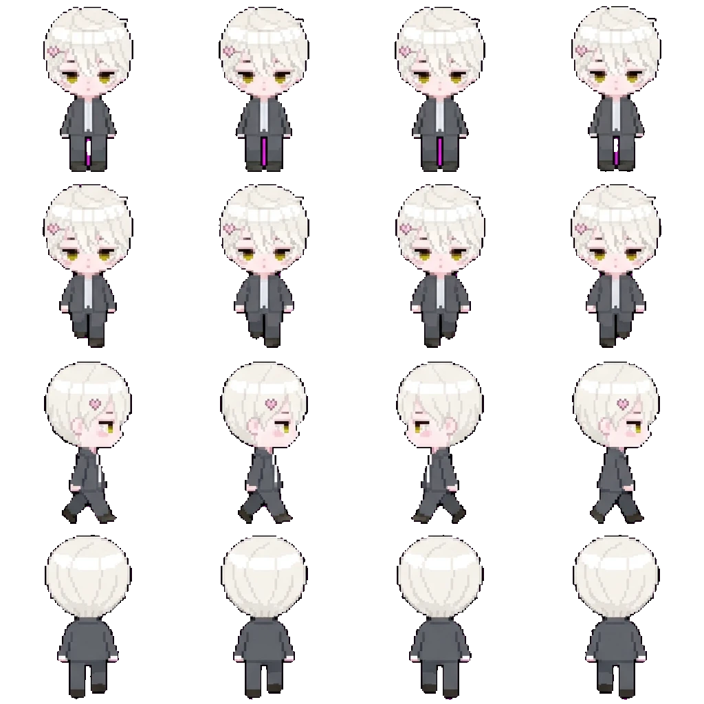 คาสึมะ รุย movement sprite