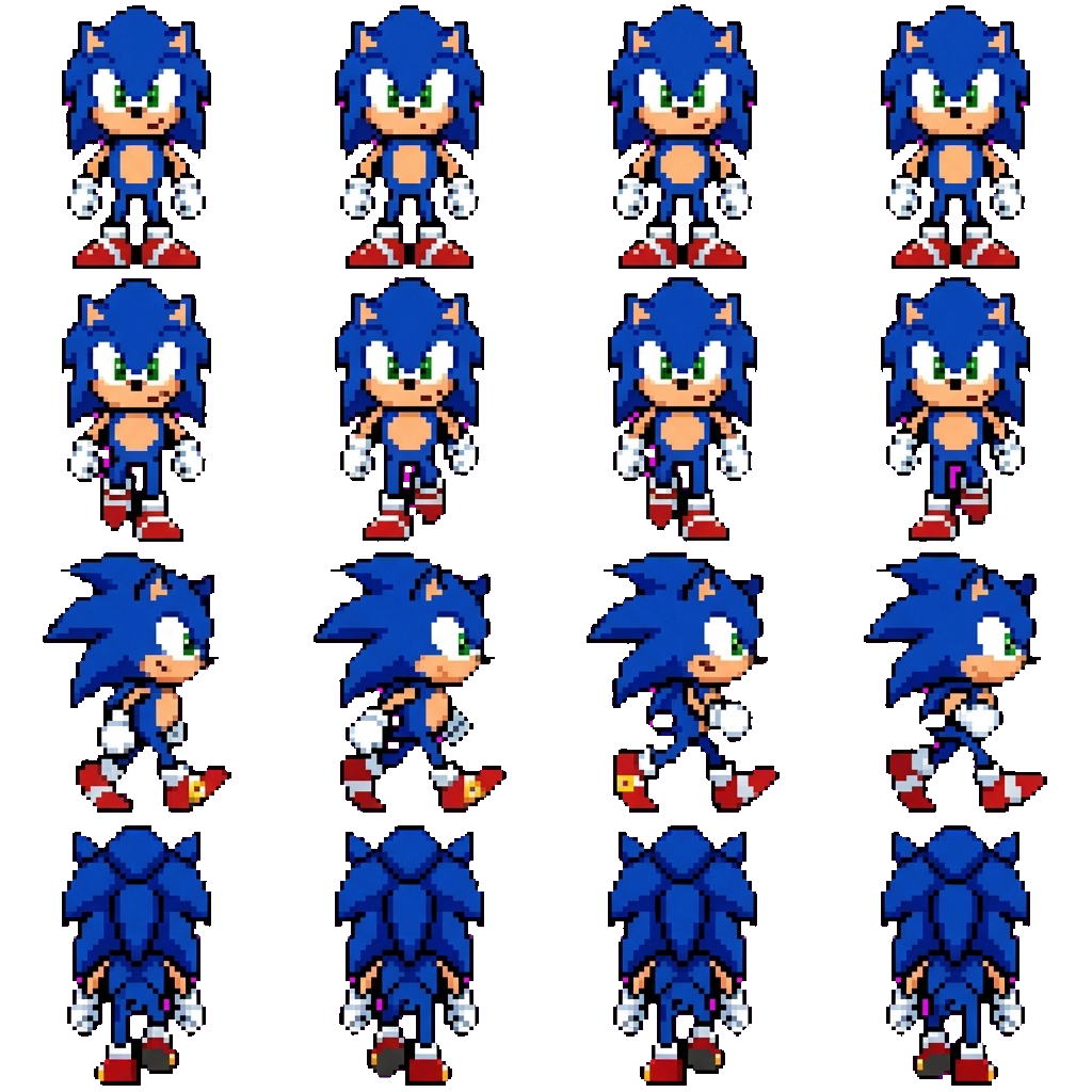 Sonic movement sprite
