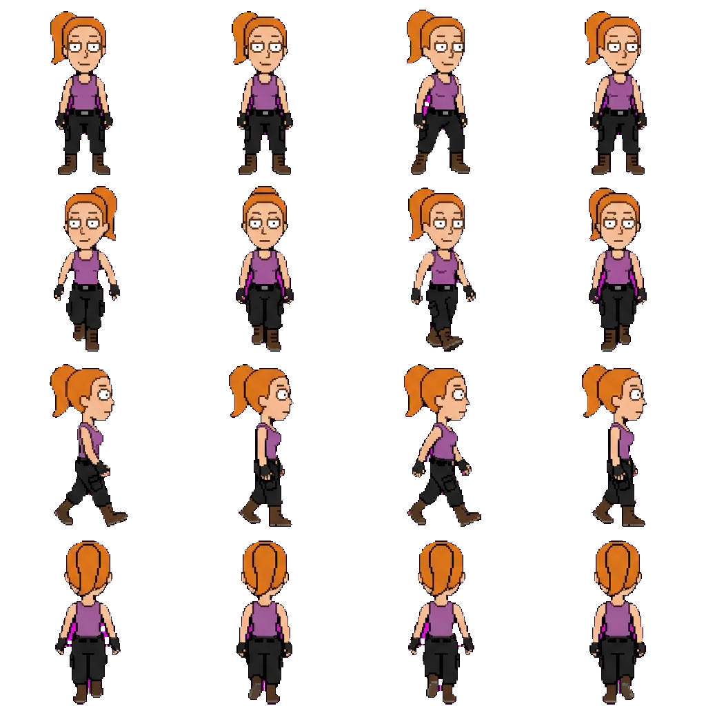 Summer movement sprite