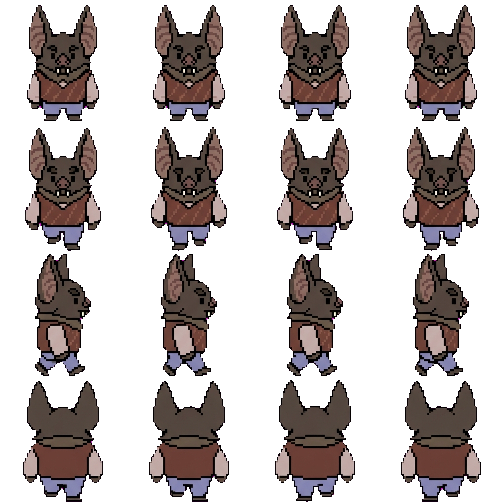 Professor movement sprite