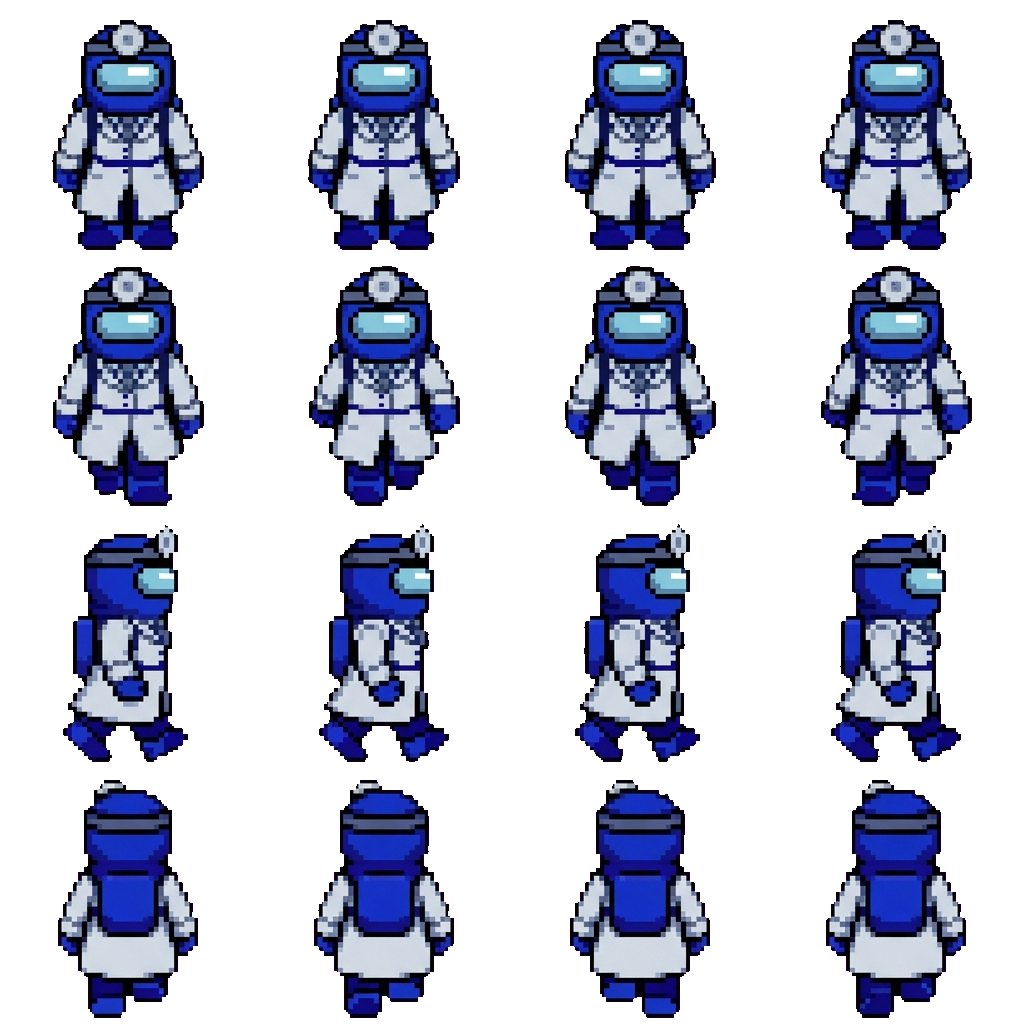 Blue movement sprite
