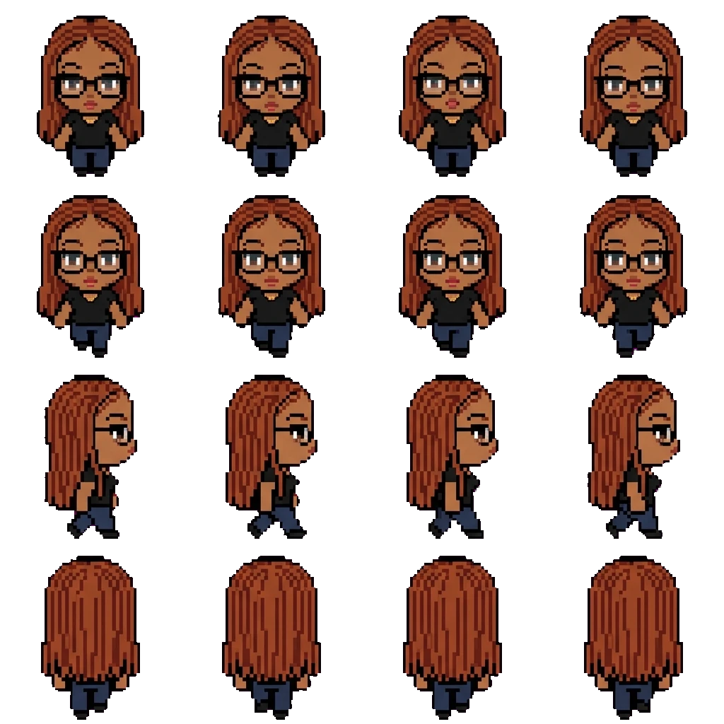 Amanda movement sprite