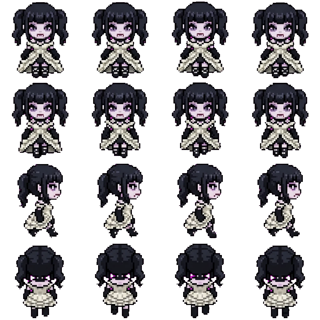 Aly movement sprite
