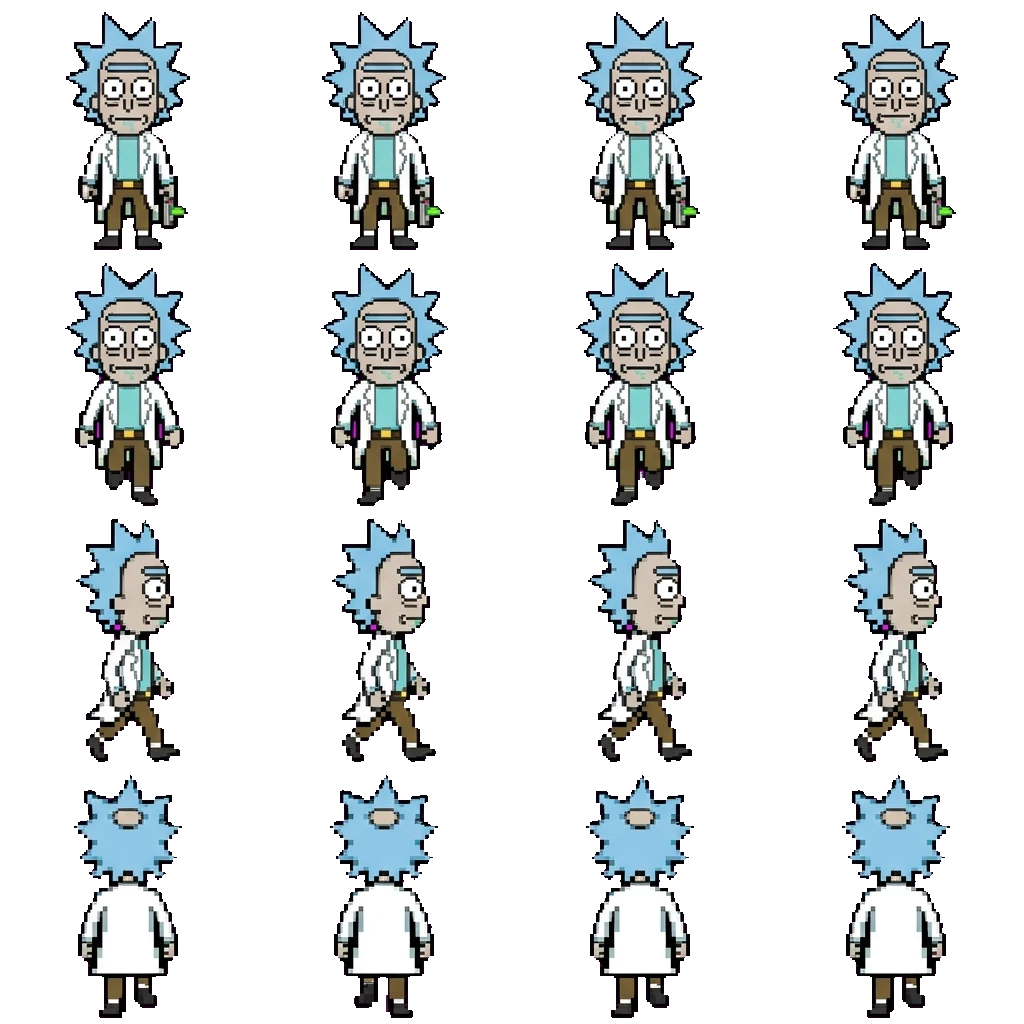 Rick movement sprite