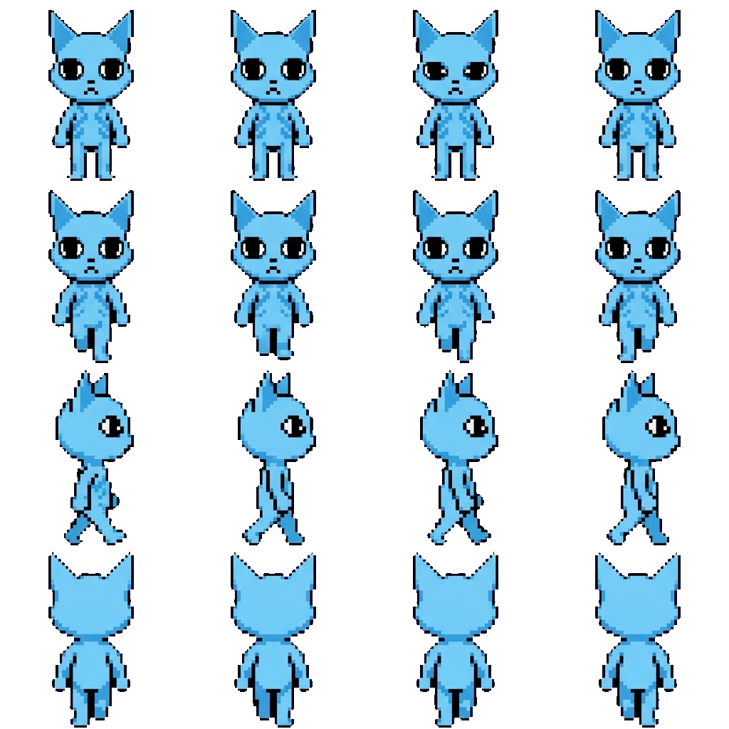 Blu movement sprite