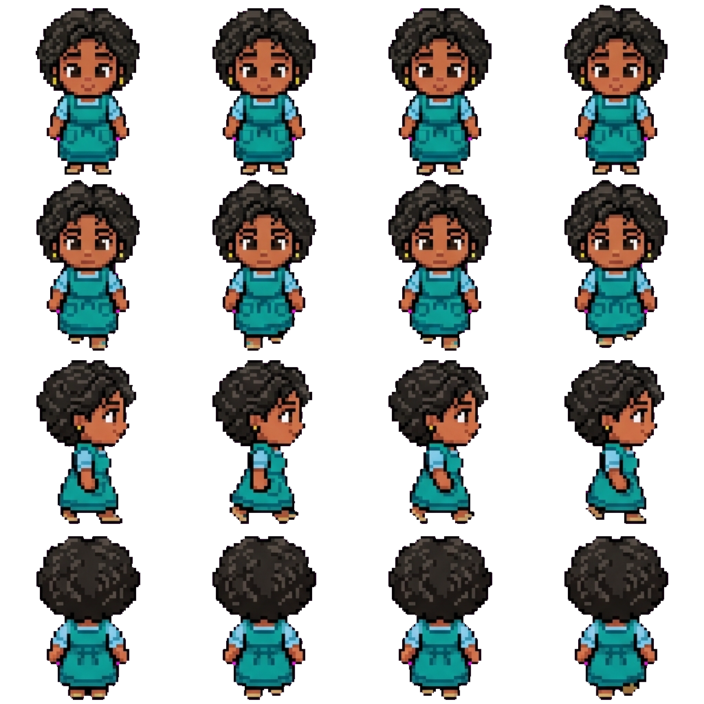 Julieta movement sprite