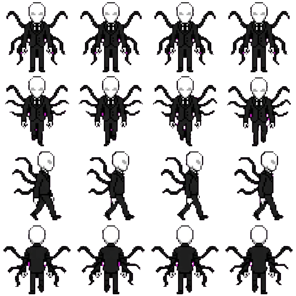 Slenderman movement sprite
