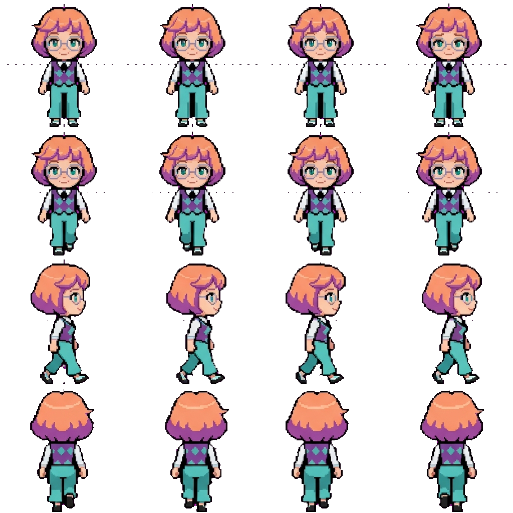 Sabrina movement sprite