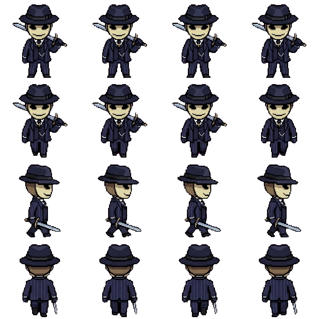Mafioso movement sprite