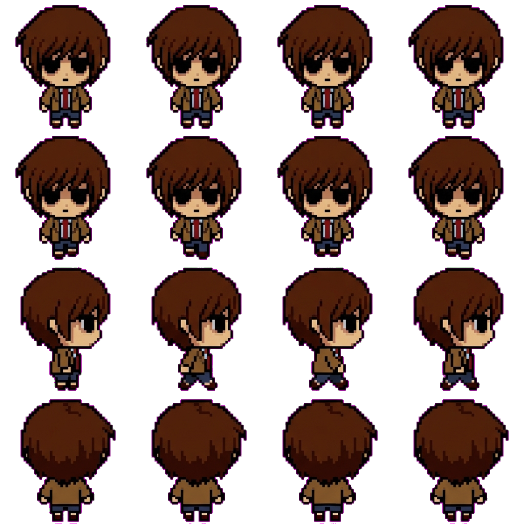 Light Yagami movement sprite