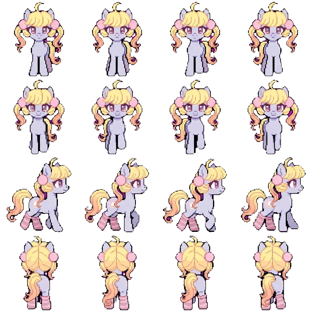 Peachy Petal movement sprite