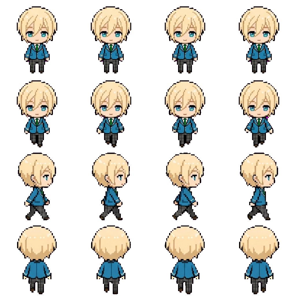 Eichi Tenshouin movement sprite