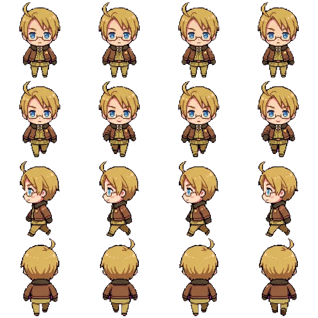Alfred F Jones movement sprite