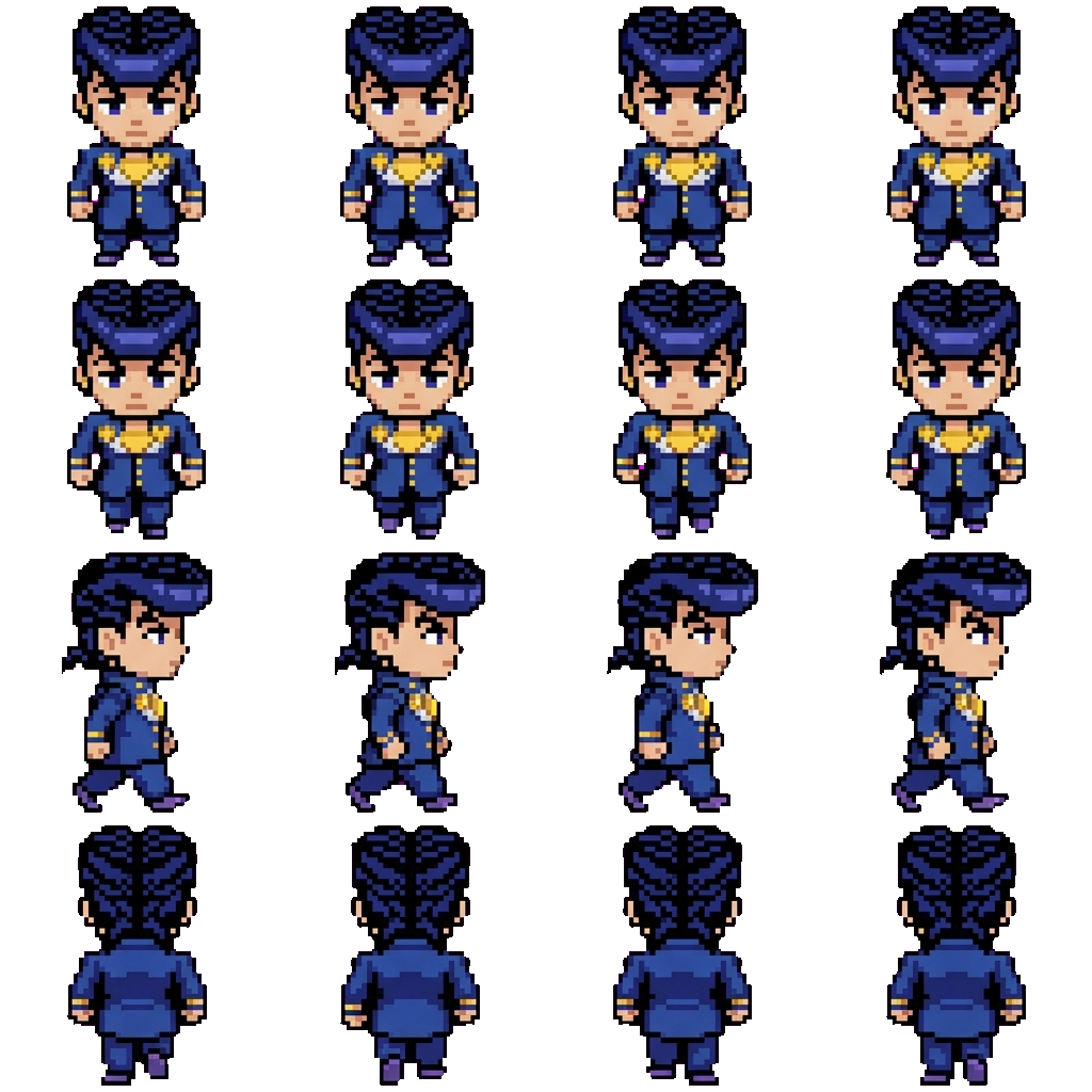 Josuke Higashikata movement sprite