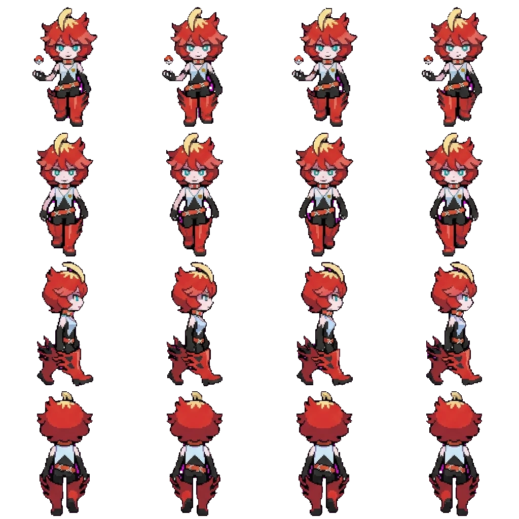 Mela movement sprite