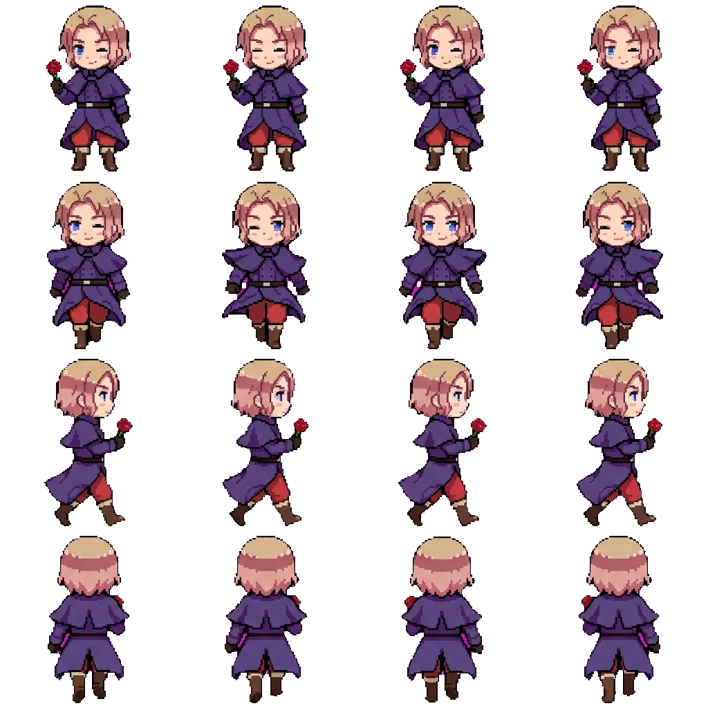 Francis Bonnefoy movement sprite