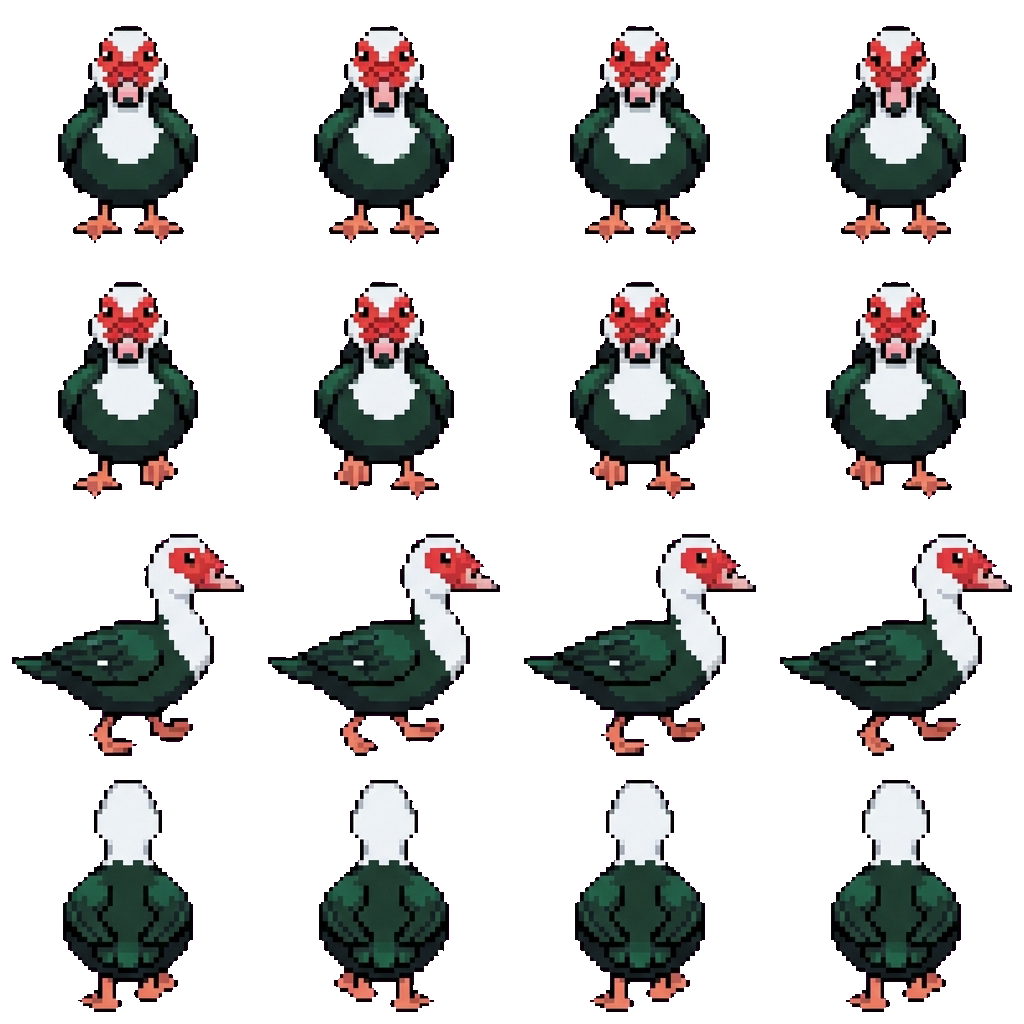 duck On Dih movement sprite