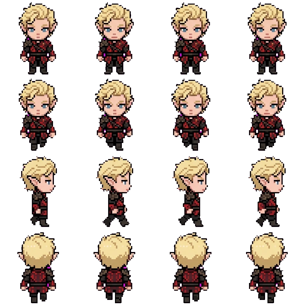 Valerian movement sprite