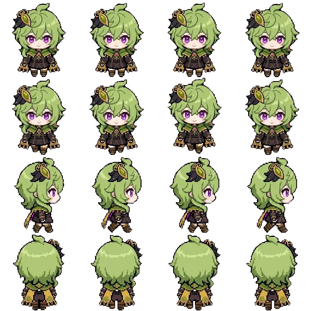 Collei movement sprite