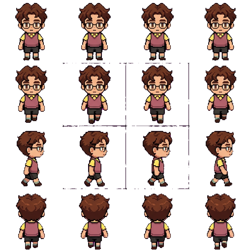 Damian Pitt movement sprite