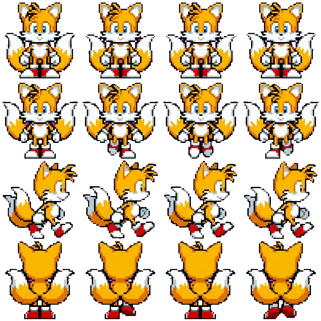 Tails movement sprite