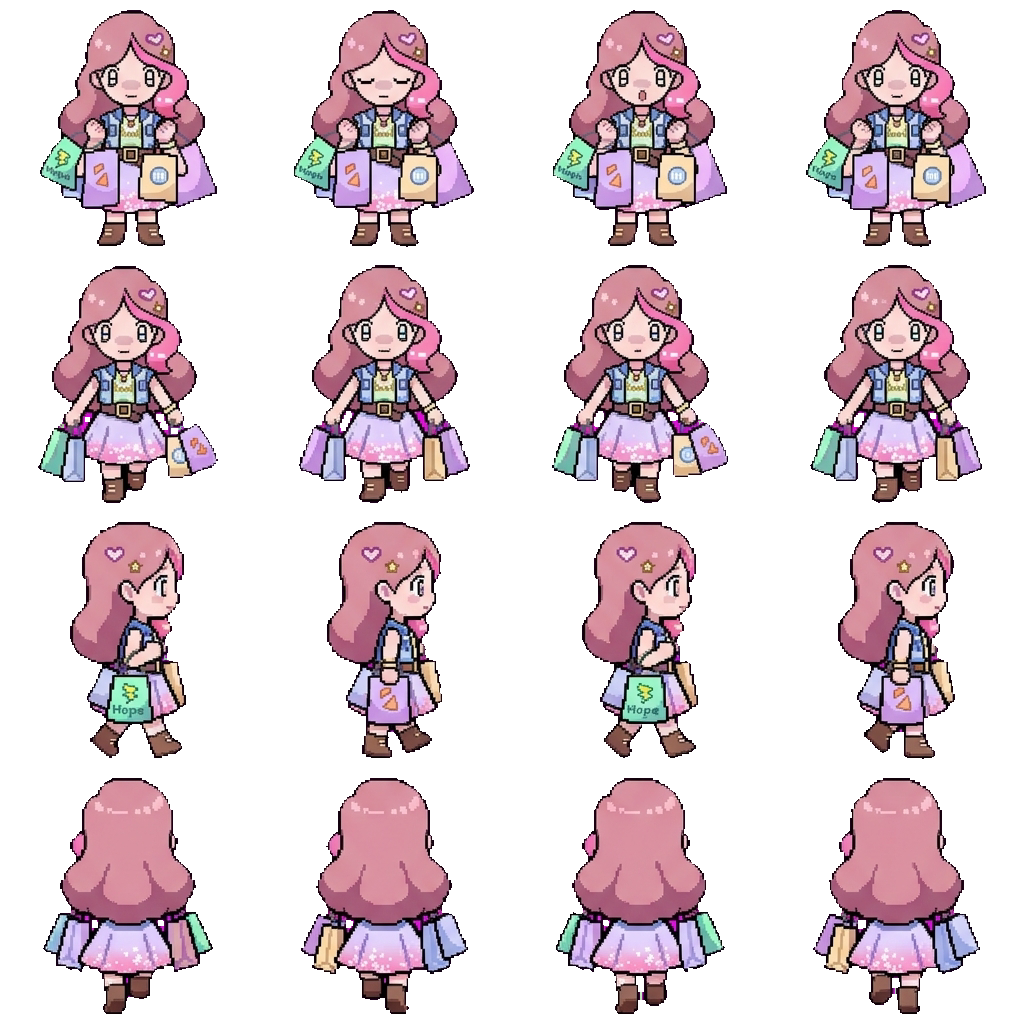 Betty movement sprite