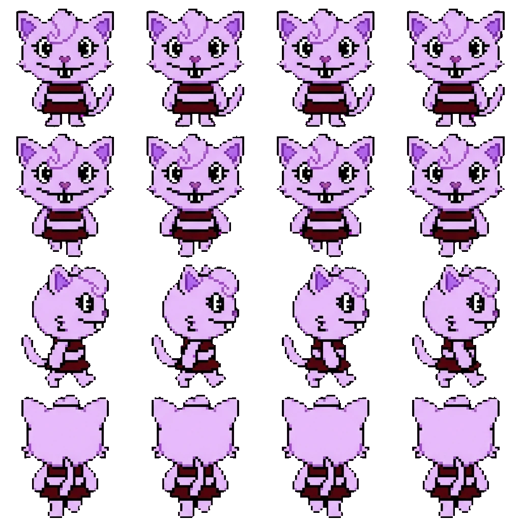 Catty movement sprite