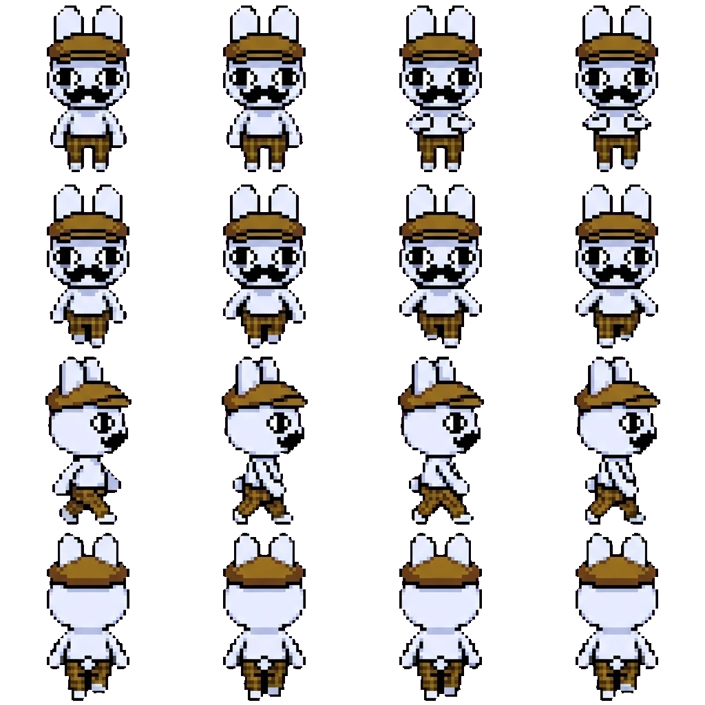 Barney movement sprite