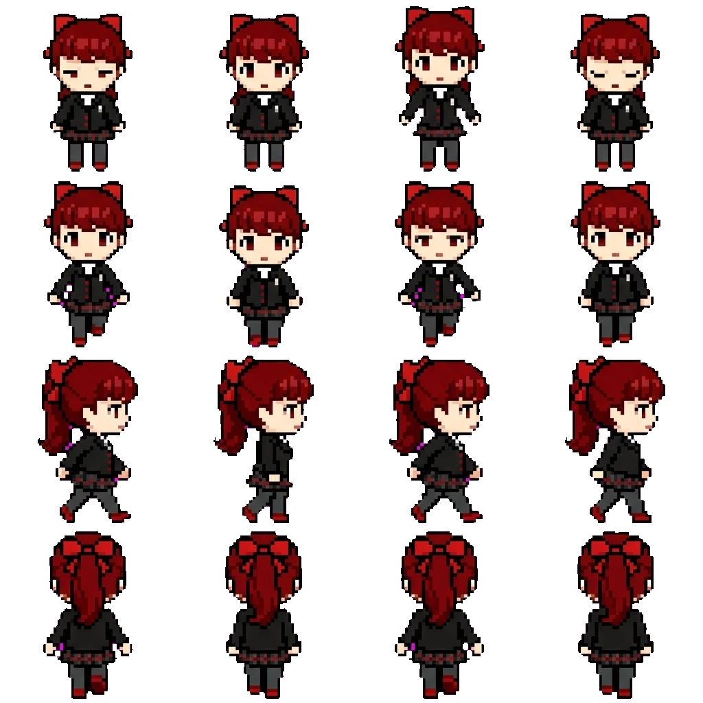 Sumire Yoshizawa movement sprite