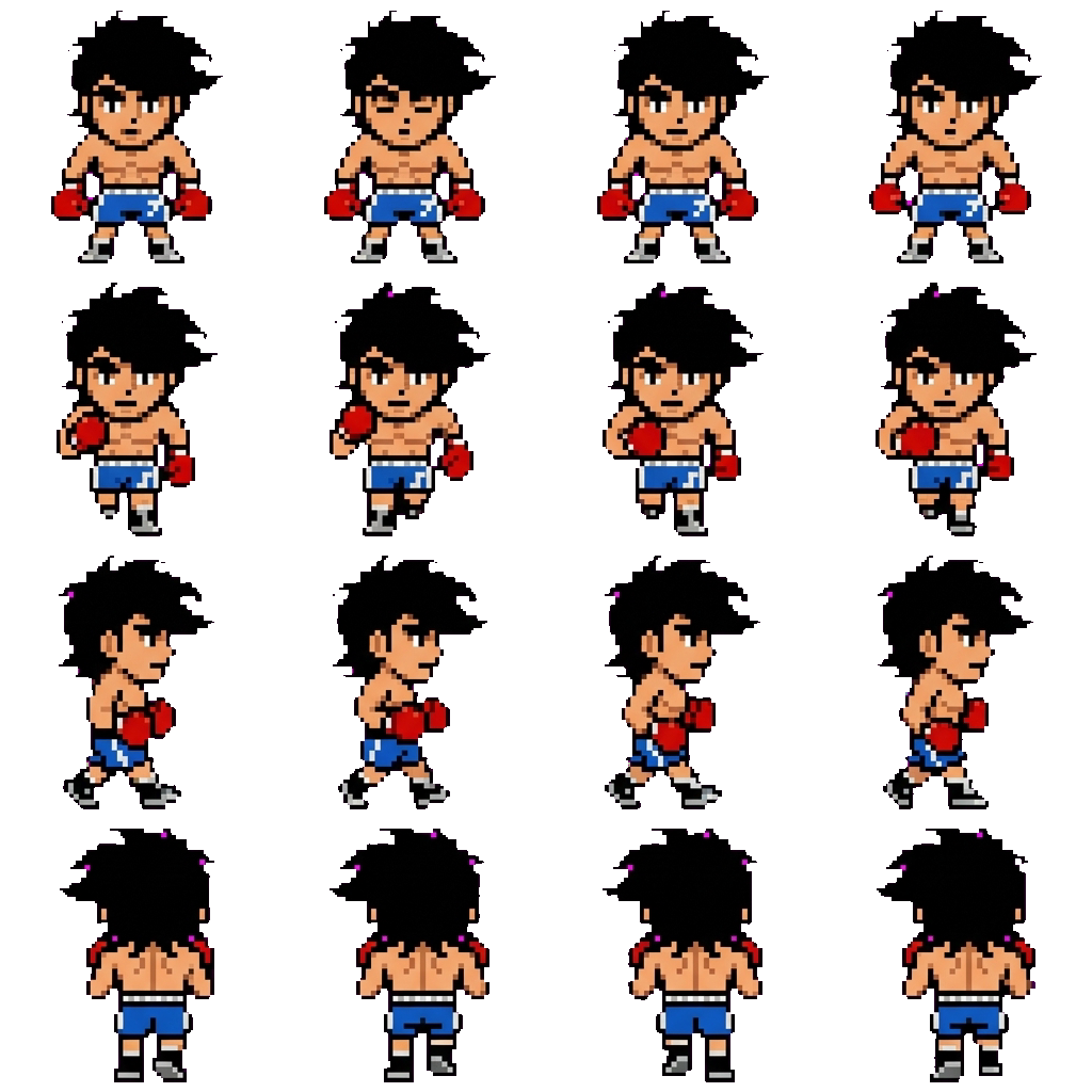 Joe Yabuki movement sprite