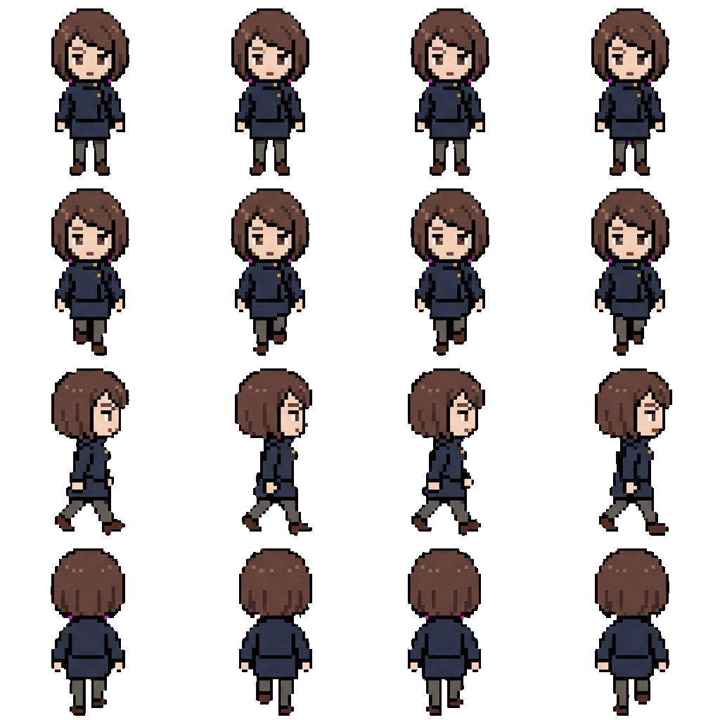 Shoko Ieri movement sprite
