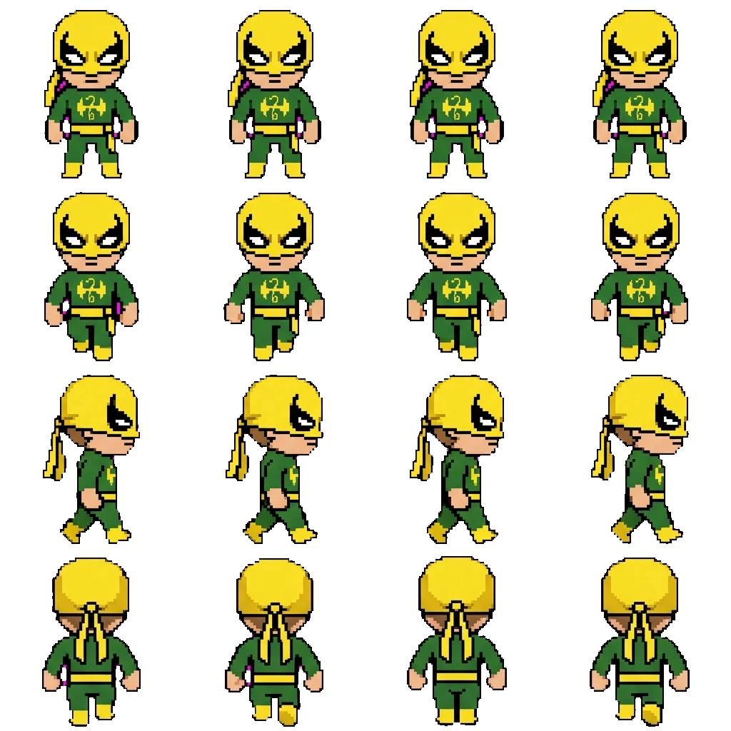 Danny Rand movement sprite