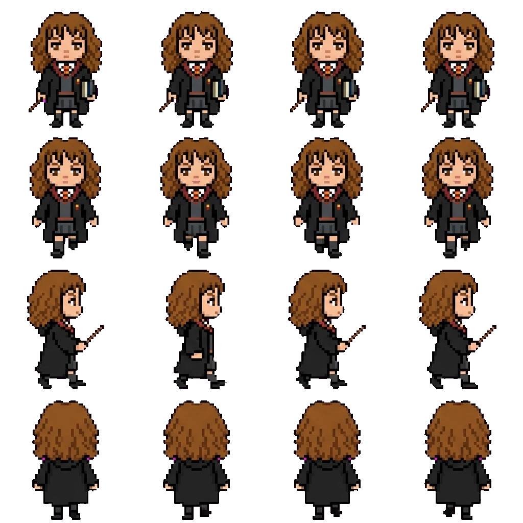 Hermione Granger movement sprite