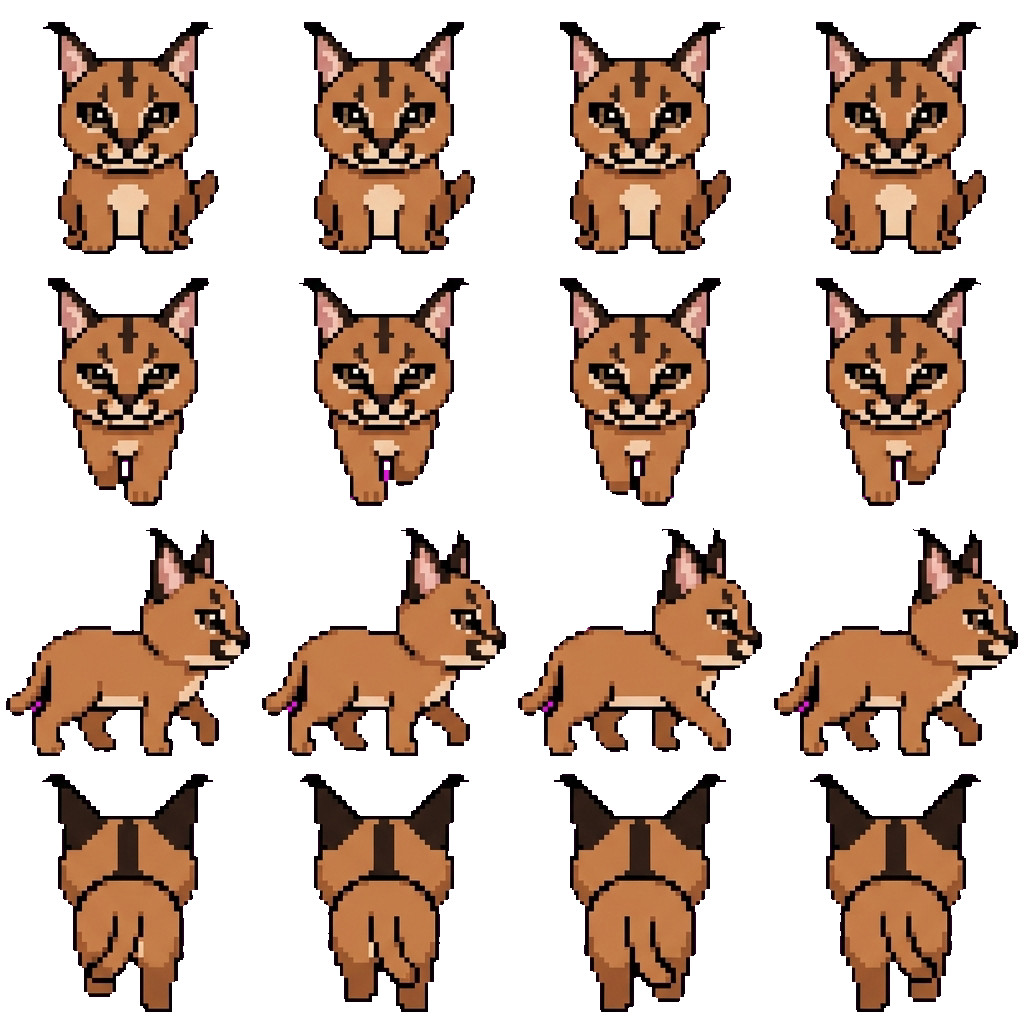Floppa movement sprite