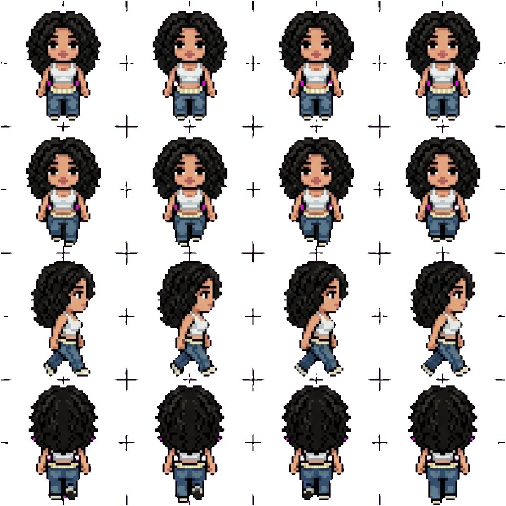 Mila movement sprite