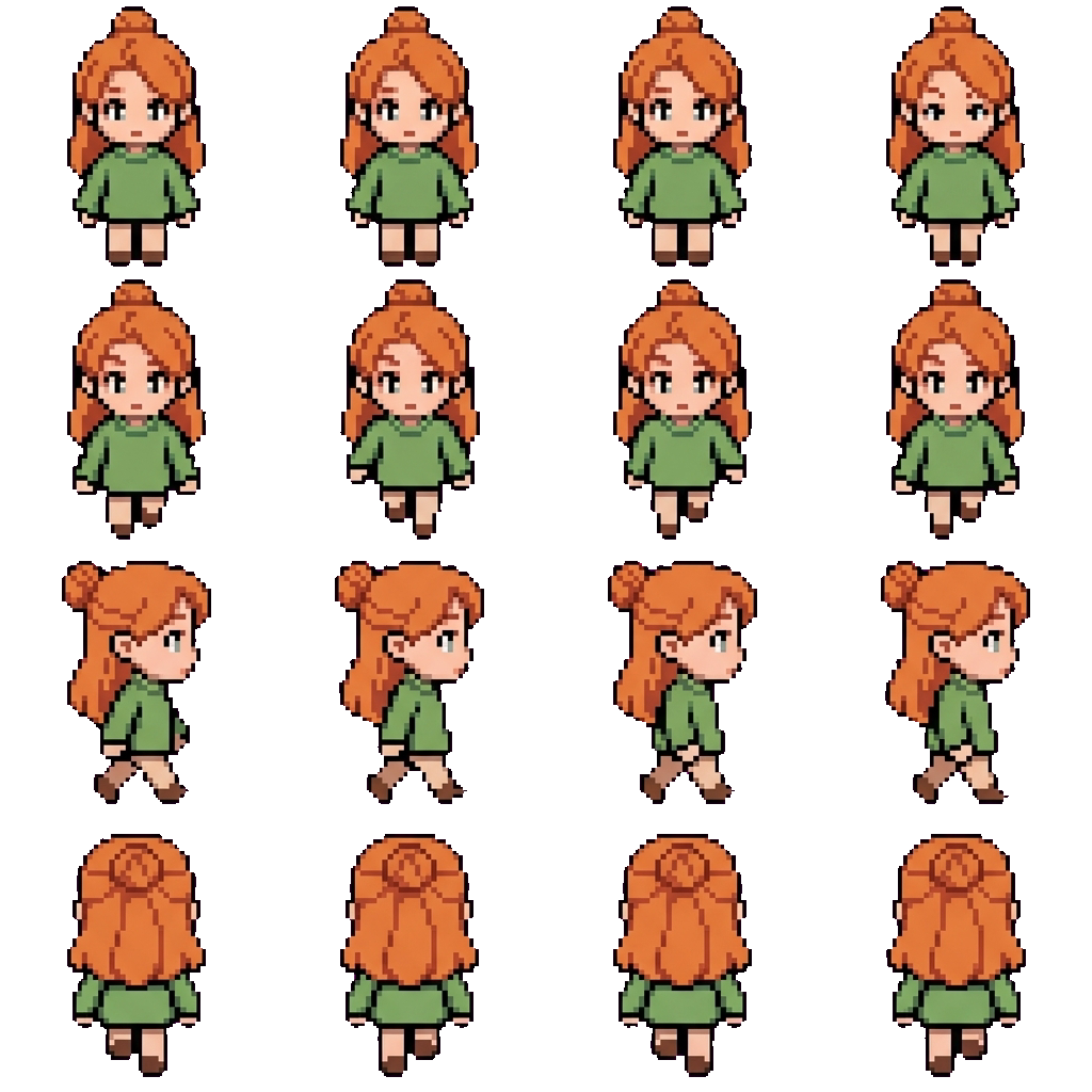 Kenzie movement sprite
