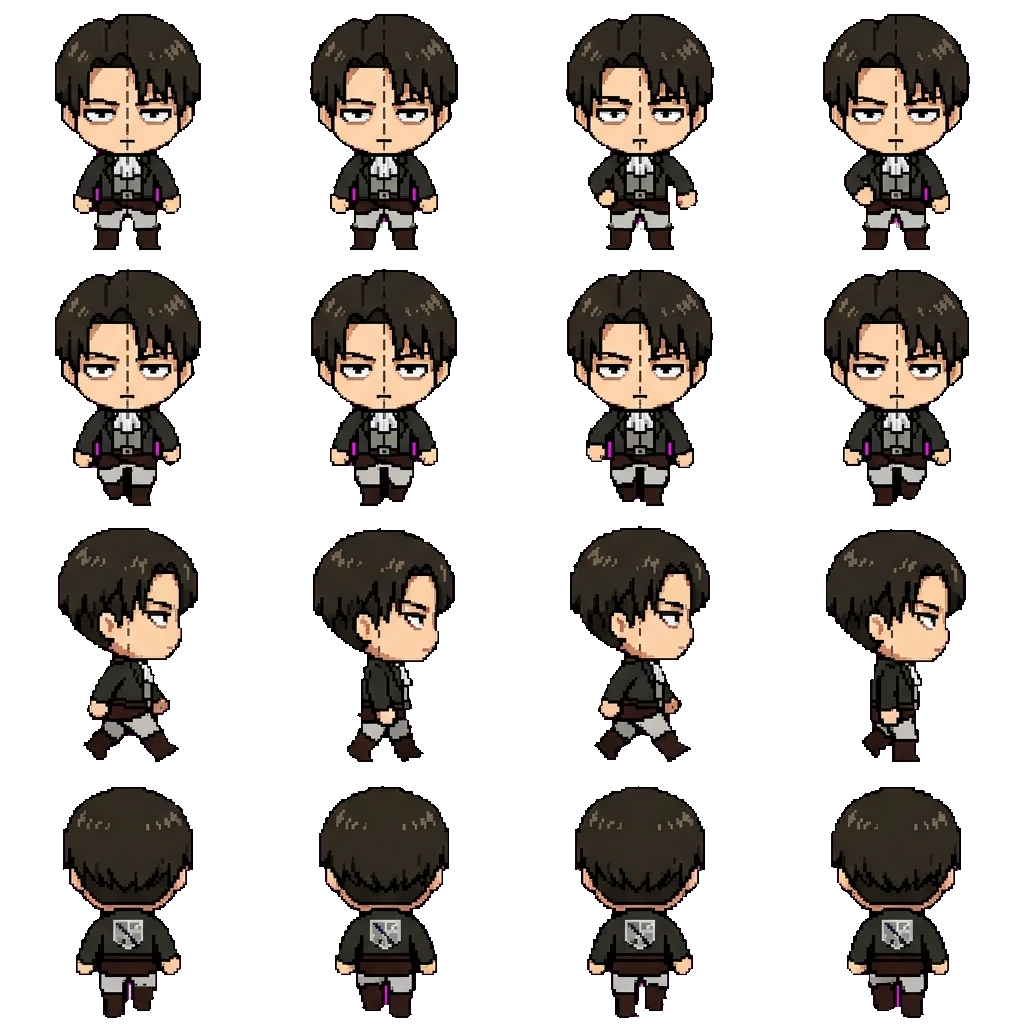 Levi movement sprite