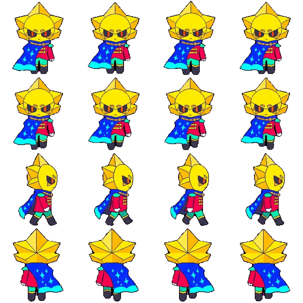Sirius movement sprite