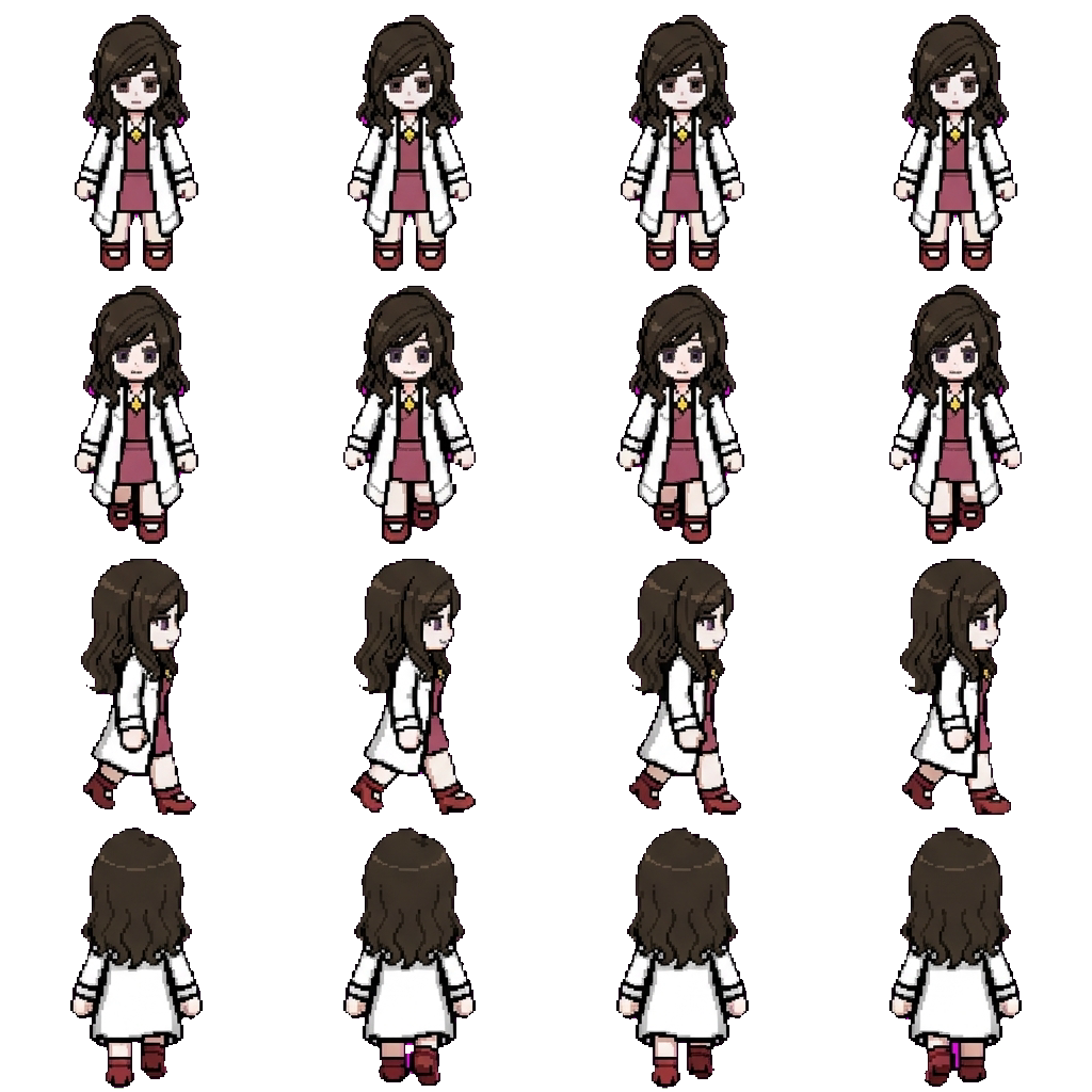 Agatha Rights movement sprite