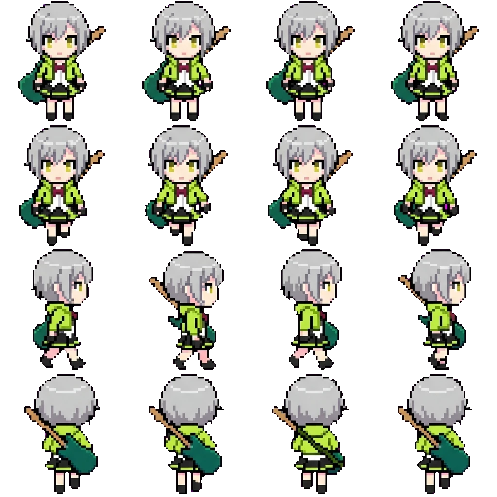 Shiho movement sprite