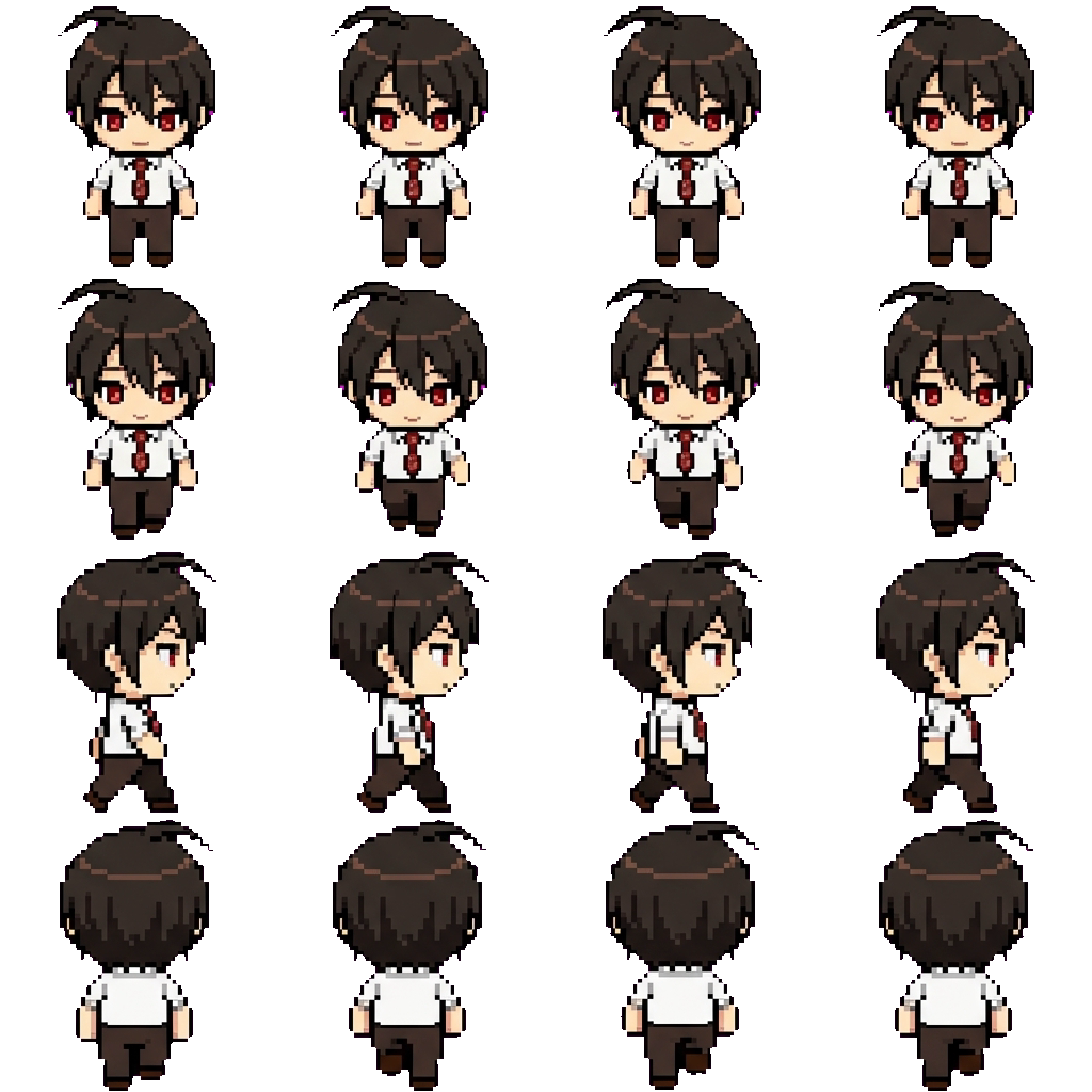 Abe Haruaki movement sprite
