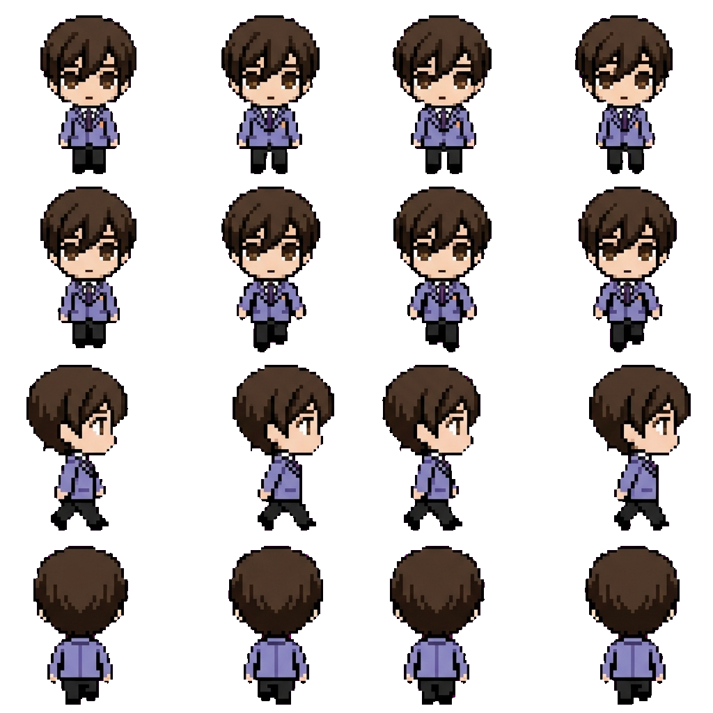 Haruhi movement sprite